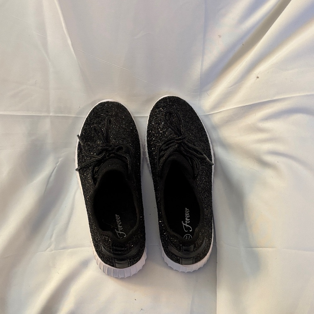 Sparkling Black Sneakers
